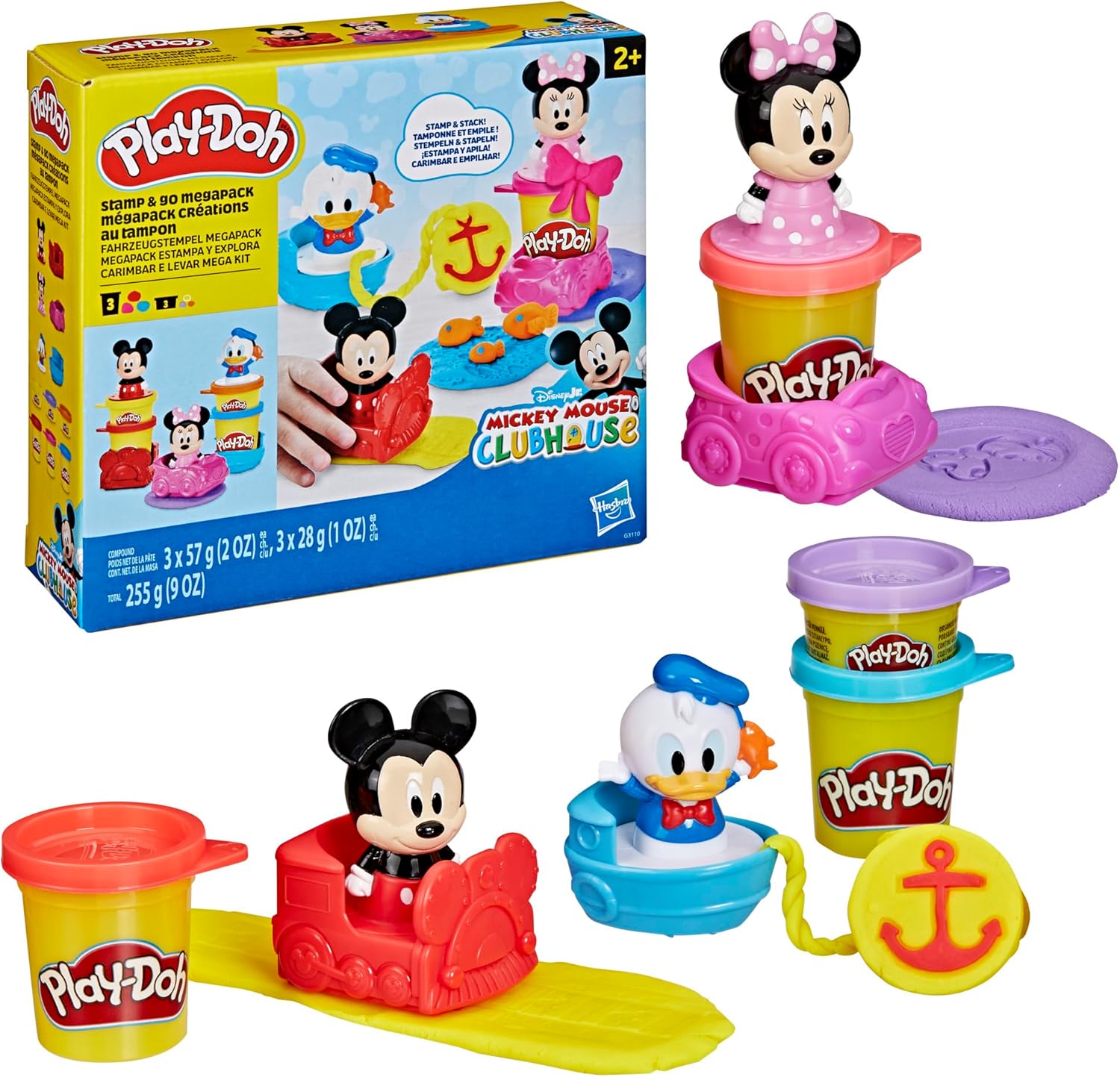 Play-Doh Disney Junior Mickey Mouse Clubhouse, Stamp & Go Megapack
