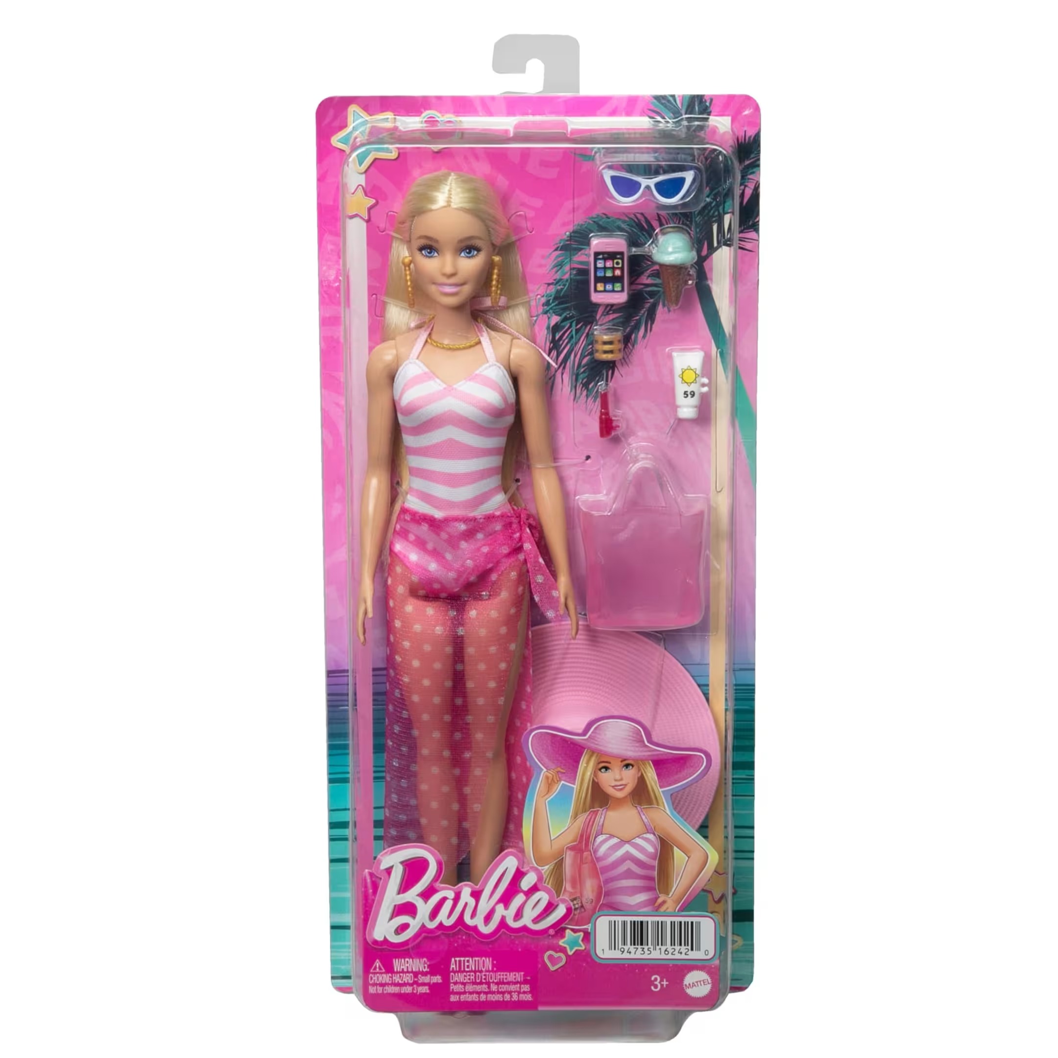 Barbie Sarışın Çimərlik Kuklası