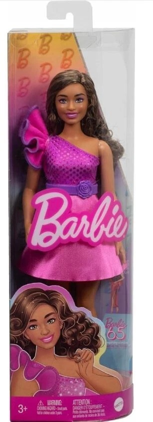 Barbie Fashionistas Doll - Çəhrayı Parıltılı Donlu Kukla