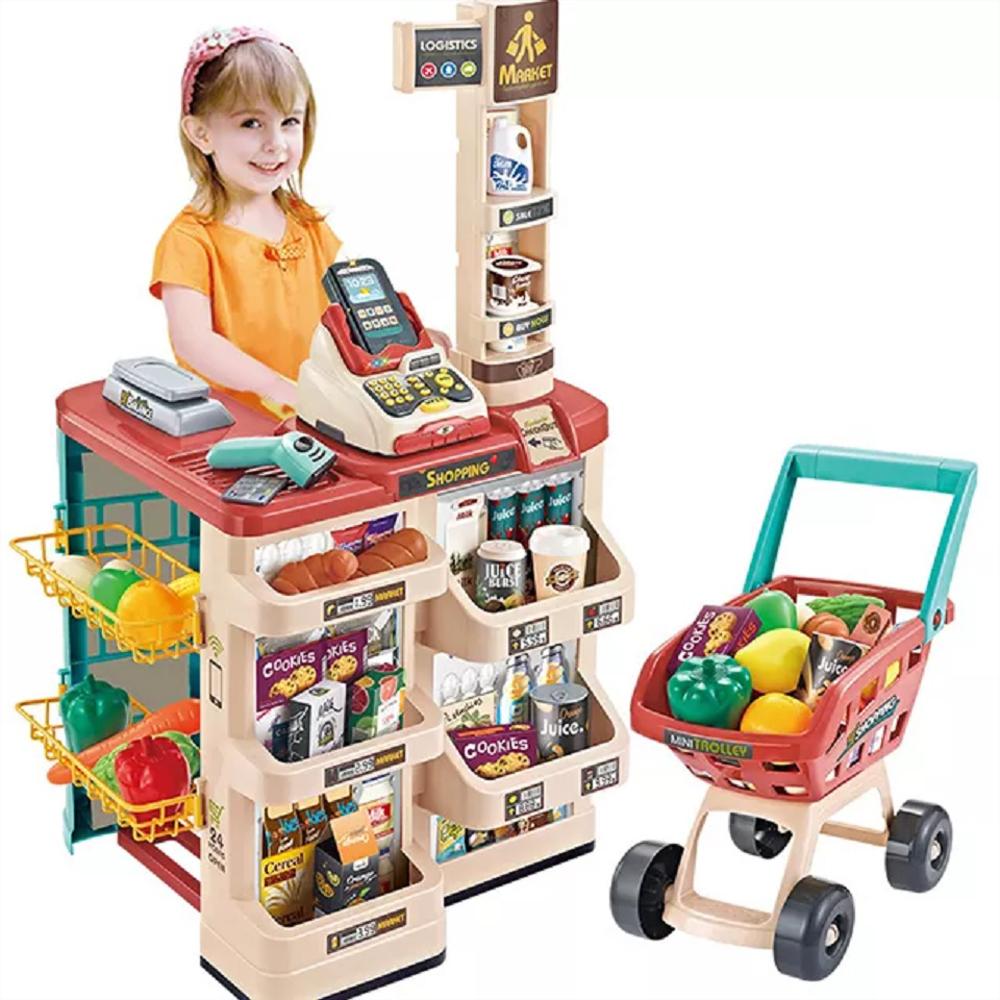 Toy Supermarket With Cash Register 668-78