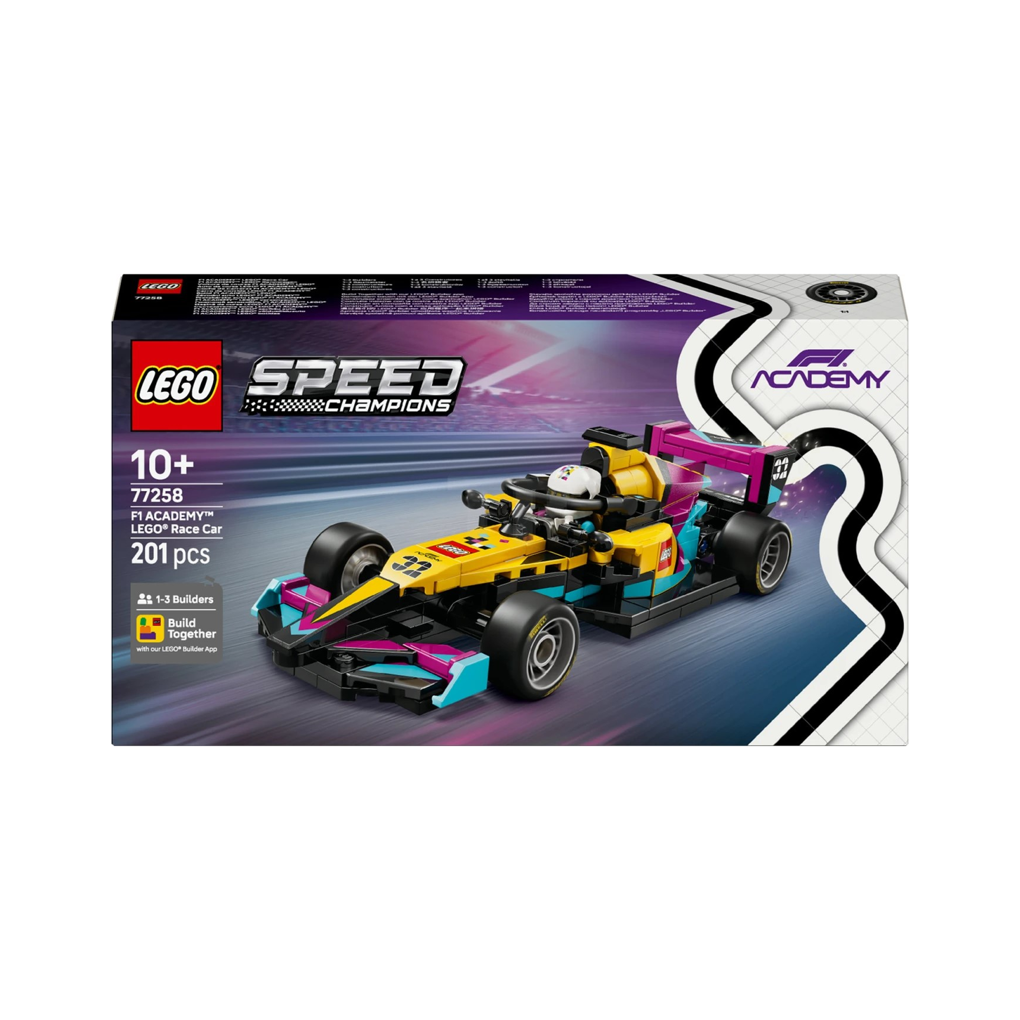 LEGO Speed Champions 77258 F1 ACADEMY LEGO Race Car Set