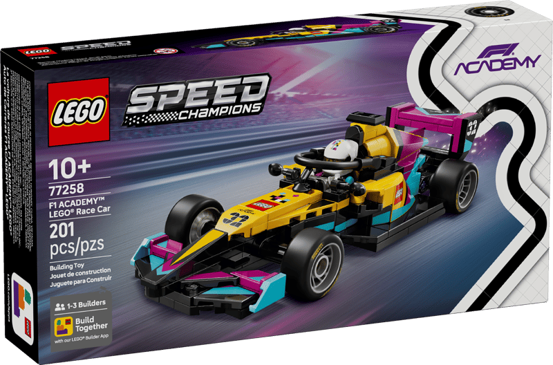 LEGO Speed Champions 77258 F1 ACADEMY LEGO Race Car Set