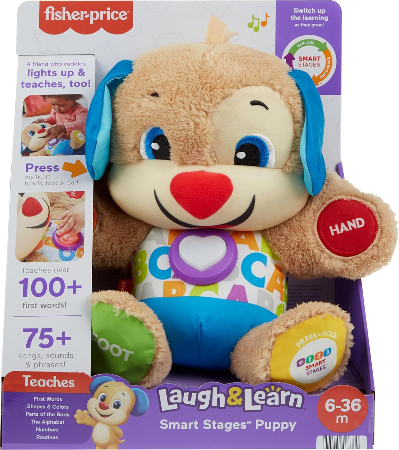 Fisher Price Laugh & Learn Smart Stages Puppy / BabyBest.lv