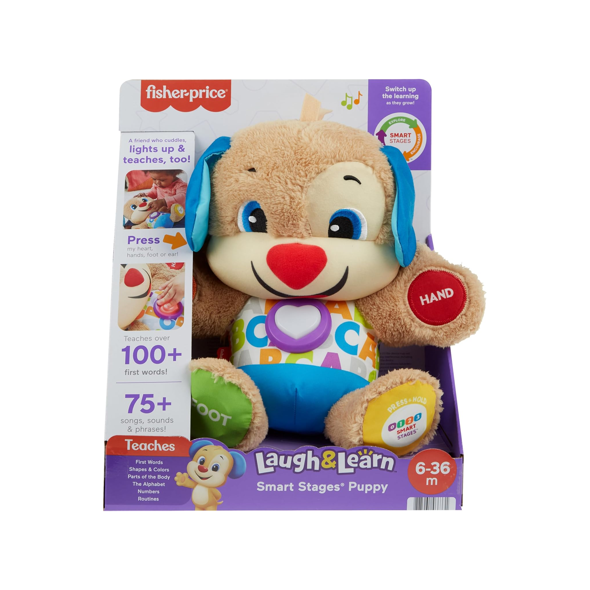 Fisher Price Laugh & Learn Smart Stages Puppy / BabyBest.lv