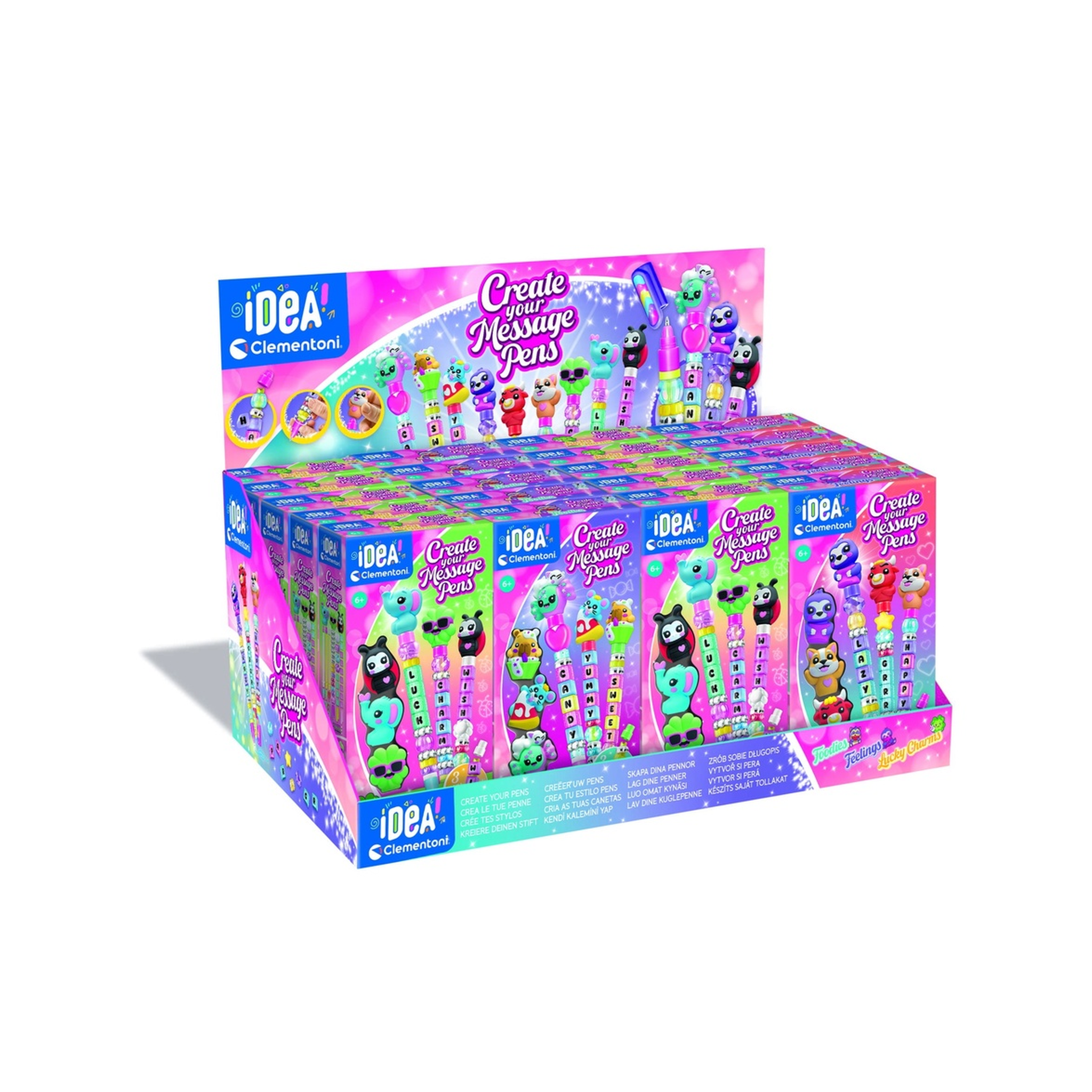Clementoni - Idea Create Your Message Pens - Style May Vary