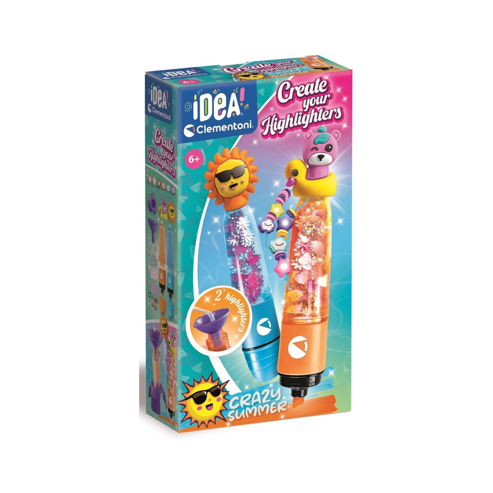 Clementoni IDEA! – Create Your Highlighters Crazy Summer