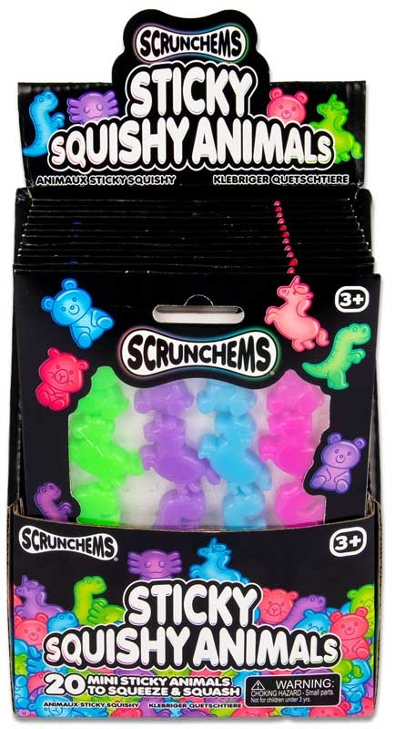 SCRUNCHEMS MINI STICKY SQUISHYS ASSORTED