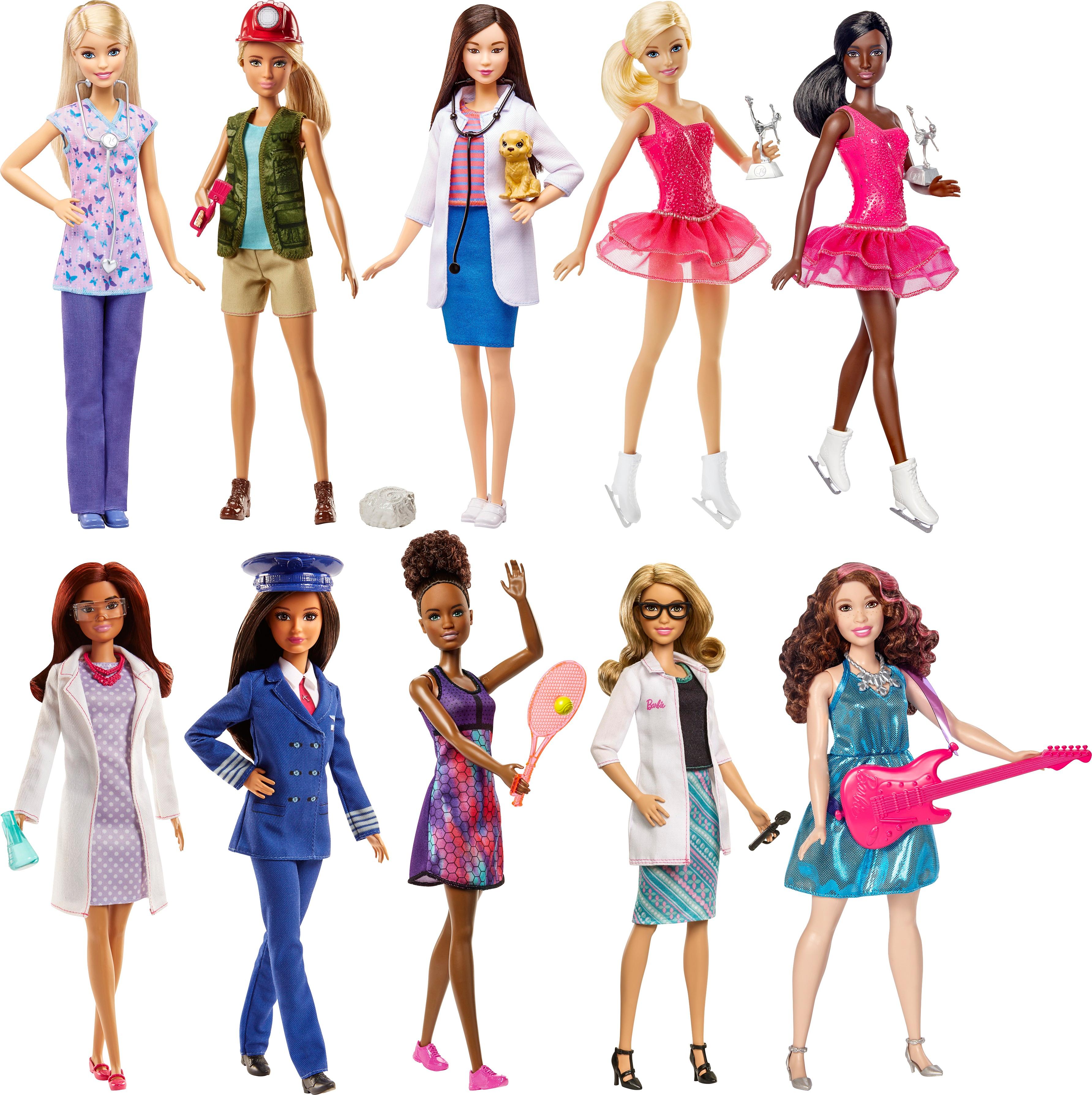 Barbie Career Doll & Accessories Wearing Professional Outfits (Styles May Vary)