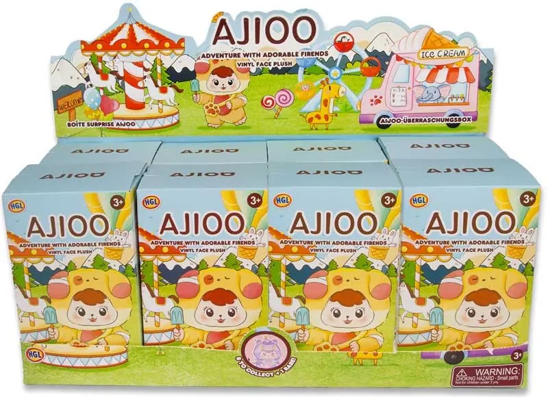 AJIOO ADVENTURE WITH ADORABLE FRIENDS PLUSH SURPRISE BOX ASS