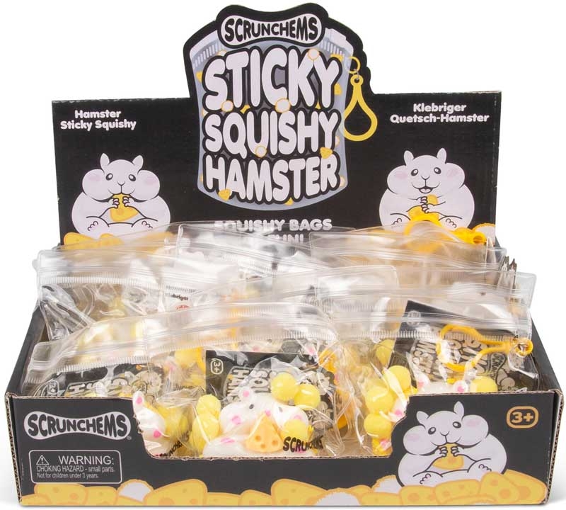 SCRUNCHEMS STICKY SQUISHY HAMSTER