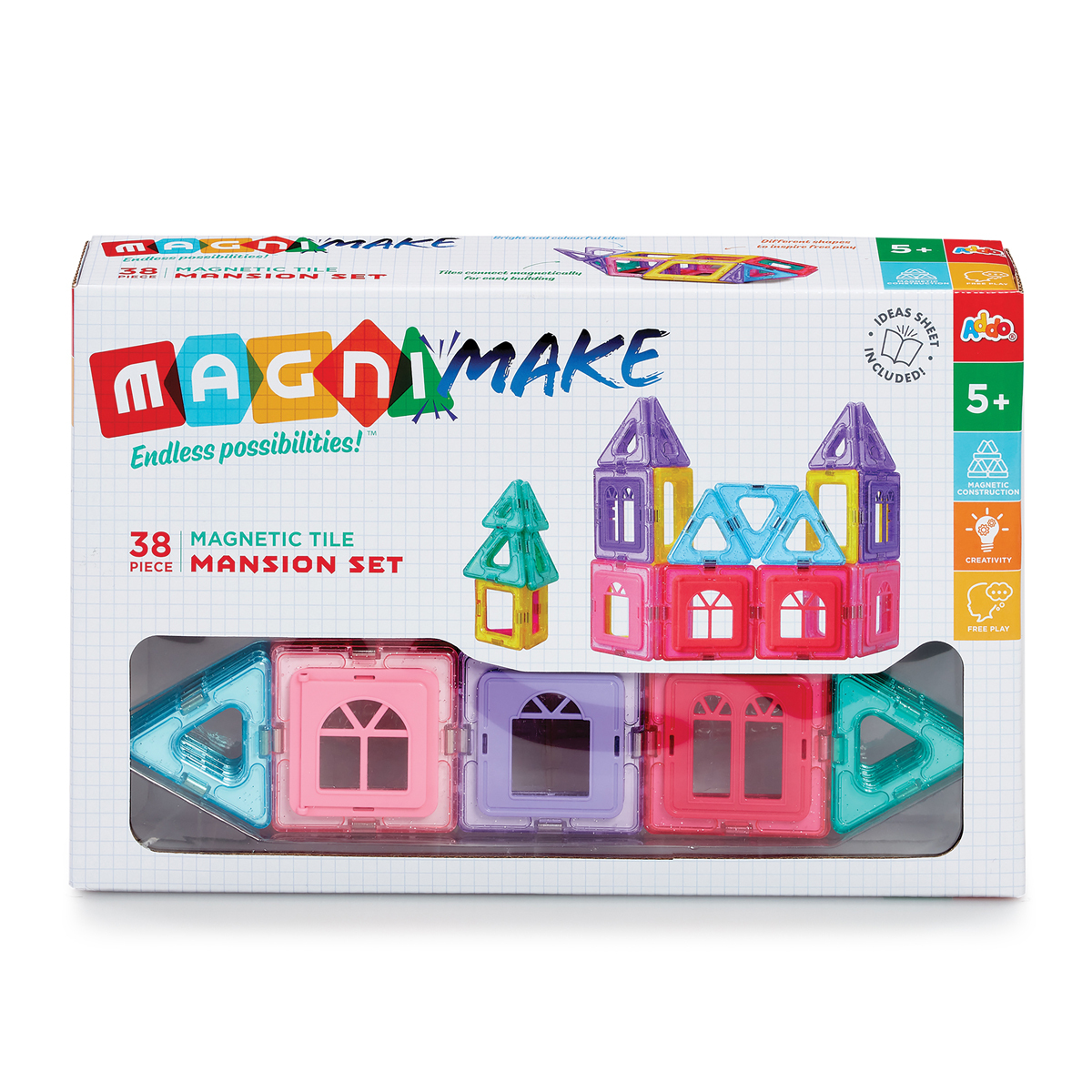 Magnimake 38 Pc Mansion