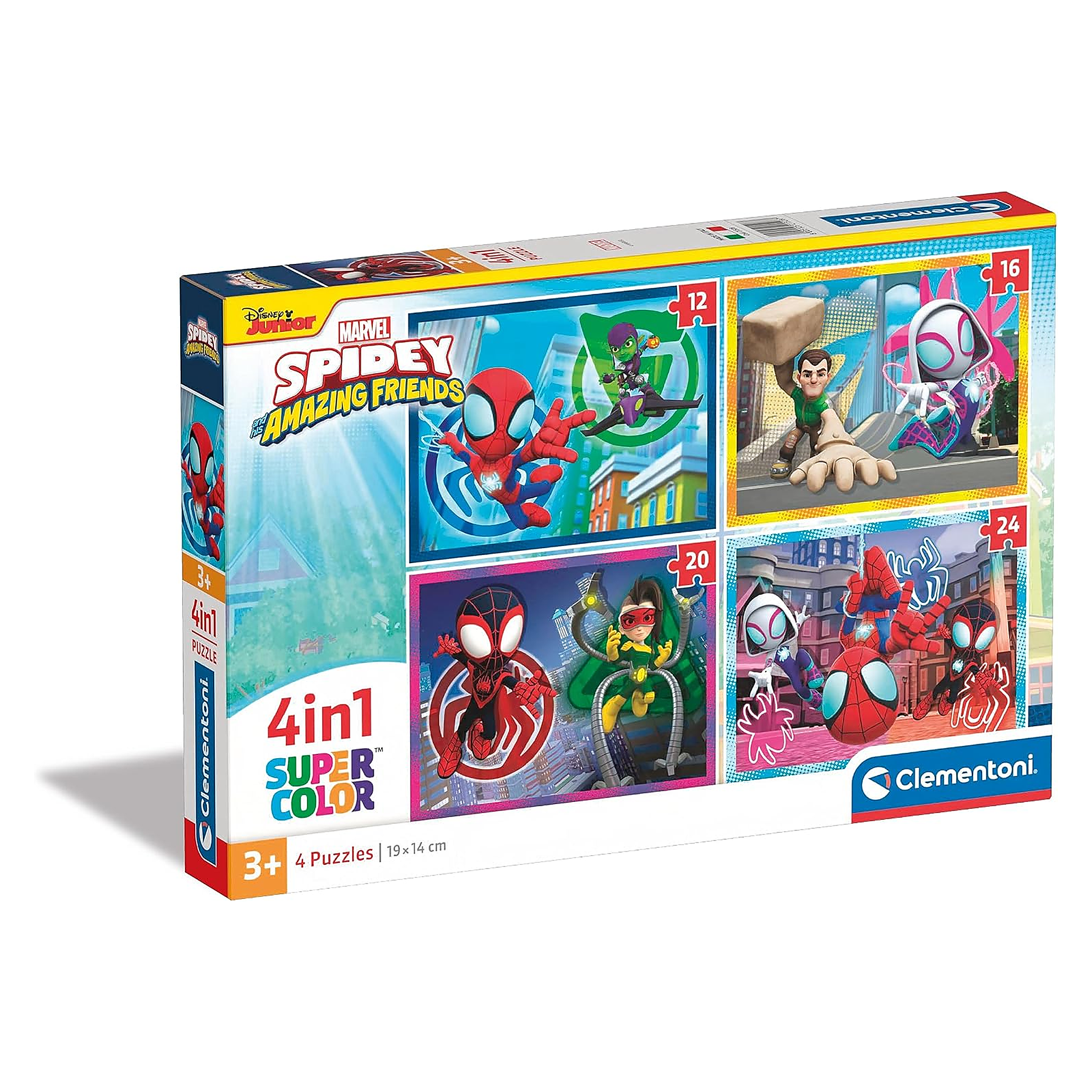 Marvel Spidey and His Amazing Friends 4-in-1 SuperColor Puzzle