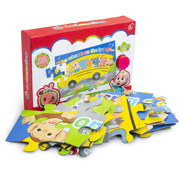 Cocomelon Giant Musical Wheels On The Bus Puzzle