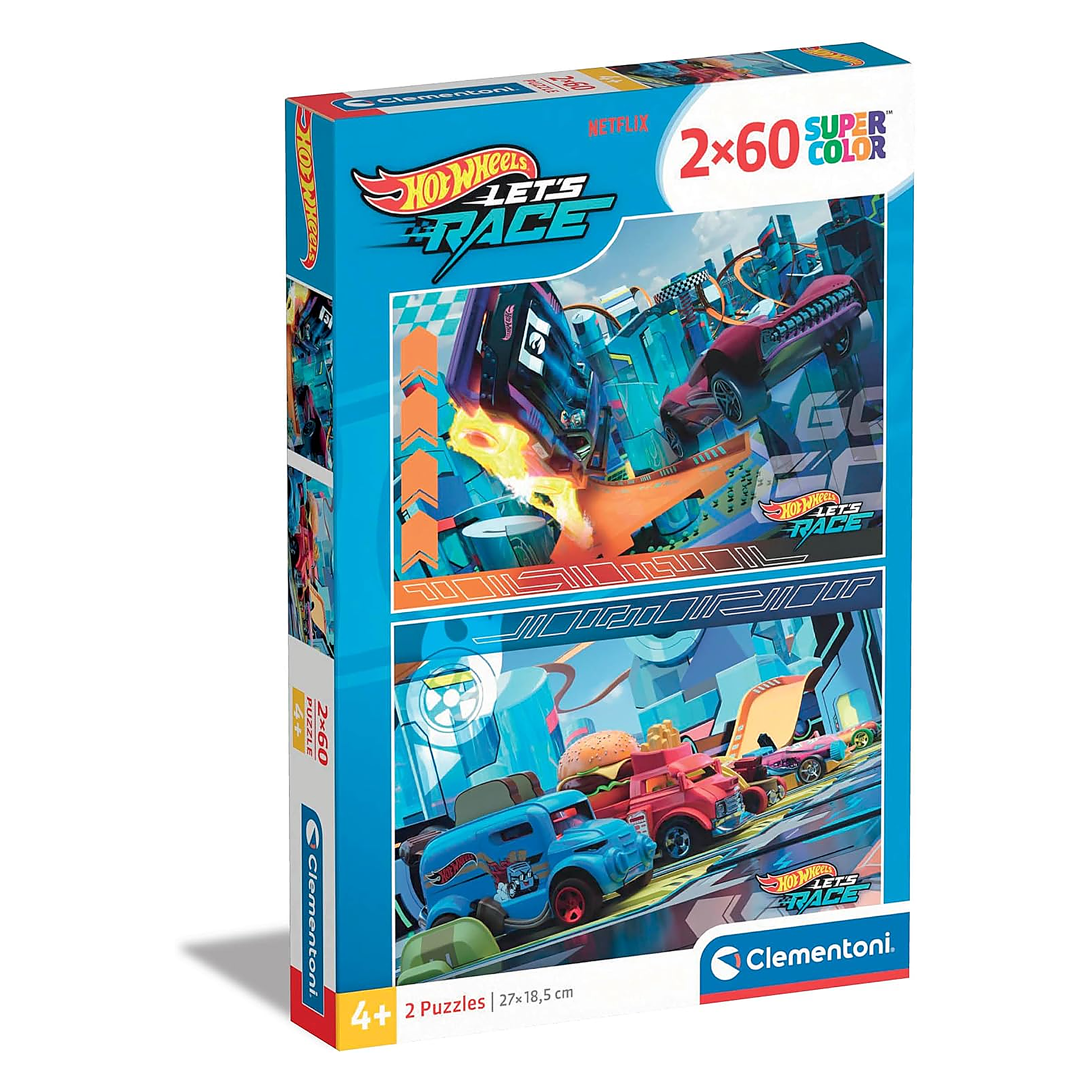 Clementoni Hot Wheels Let's Race SuperColor Puzzle