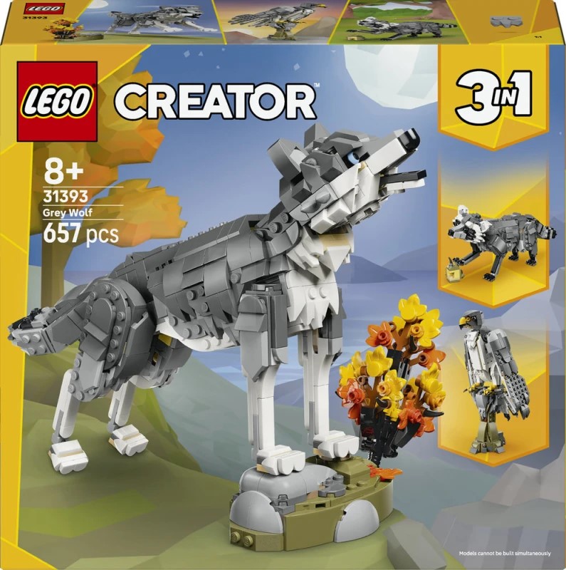 LEGO® 31393 Forest Animals: Gray Wolf
