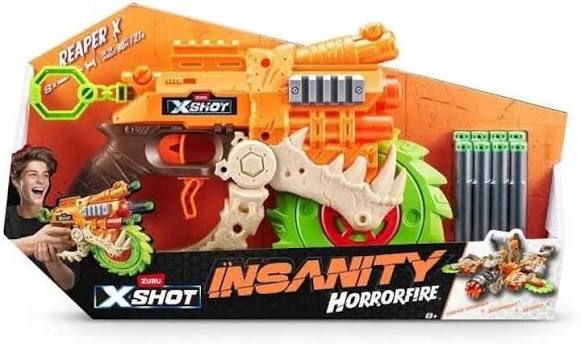 X-SHOT-INSANITY-SERIES 1-FIRE REAPER-X (2 PCS) (16DARTS)