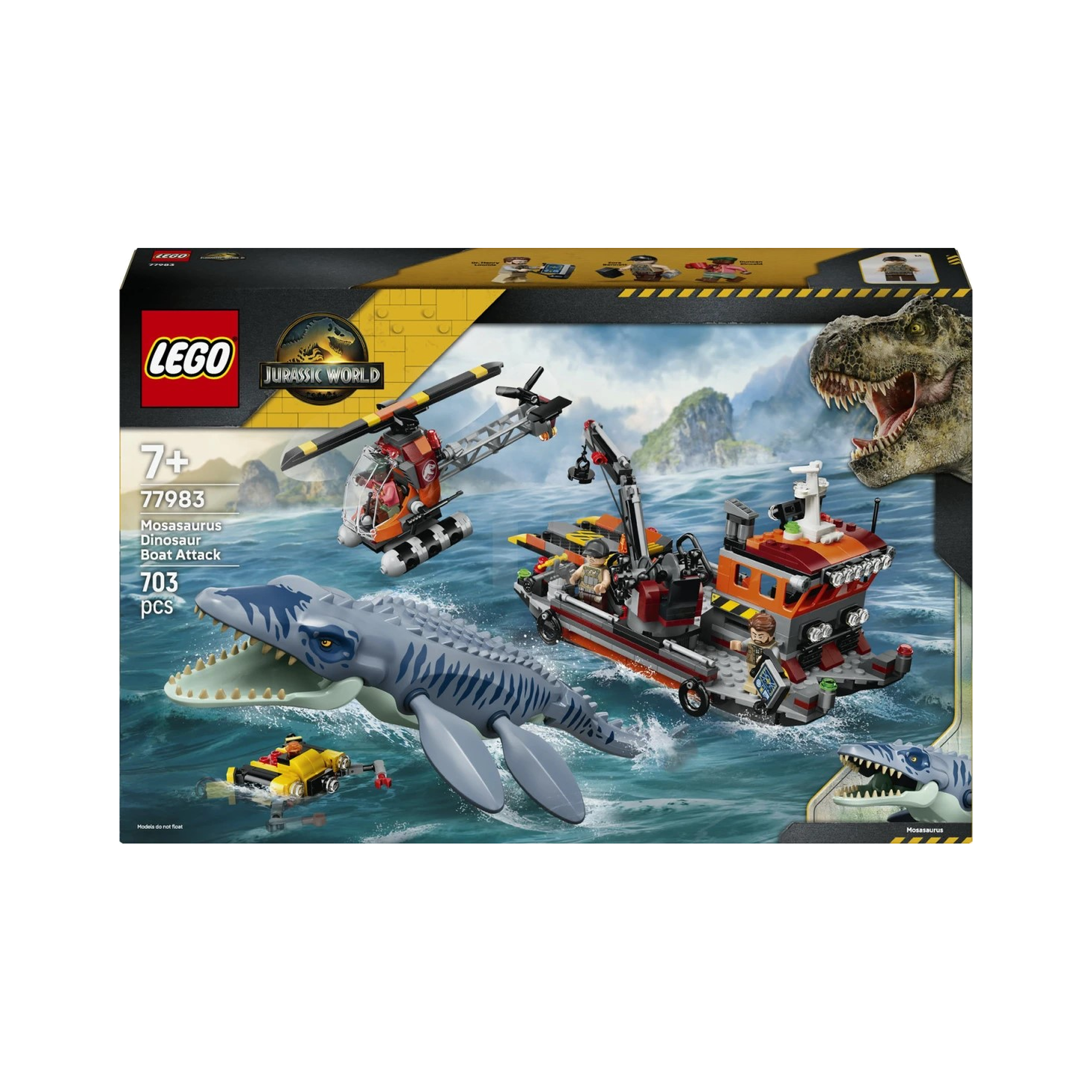 LEGO 77983 Mosasaurus Dinosaur Boat Attack