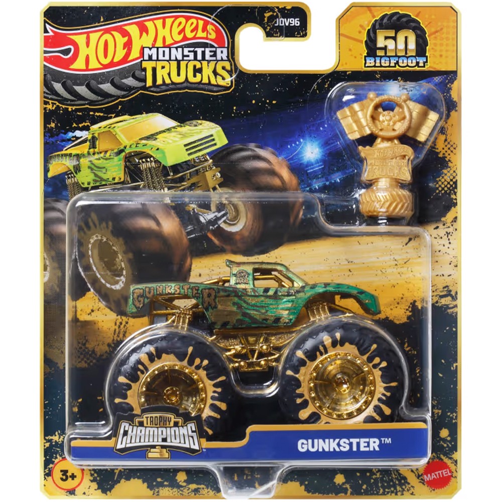 Hot Wheels Monster Trucks Trophy Champions Gunkster