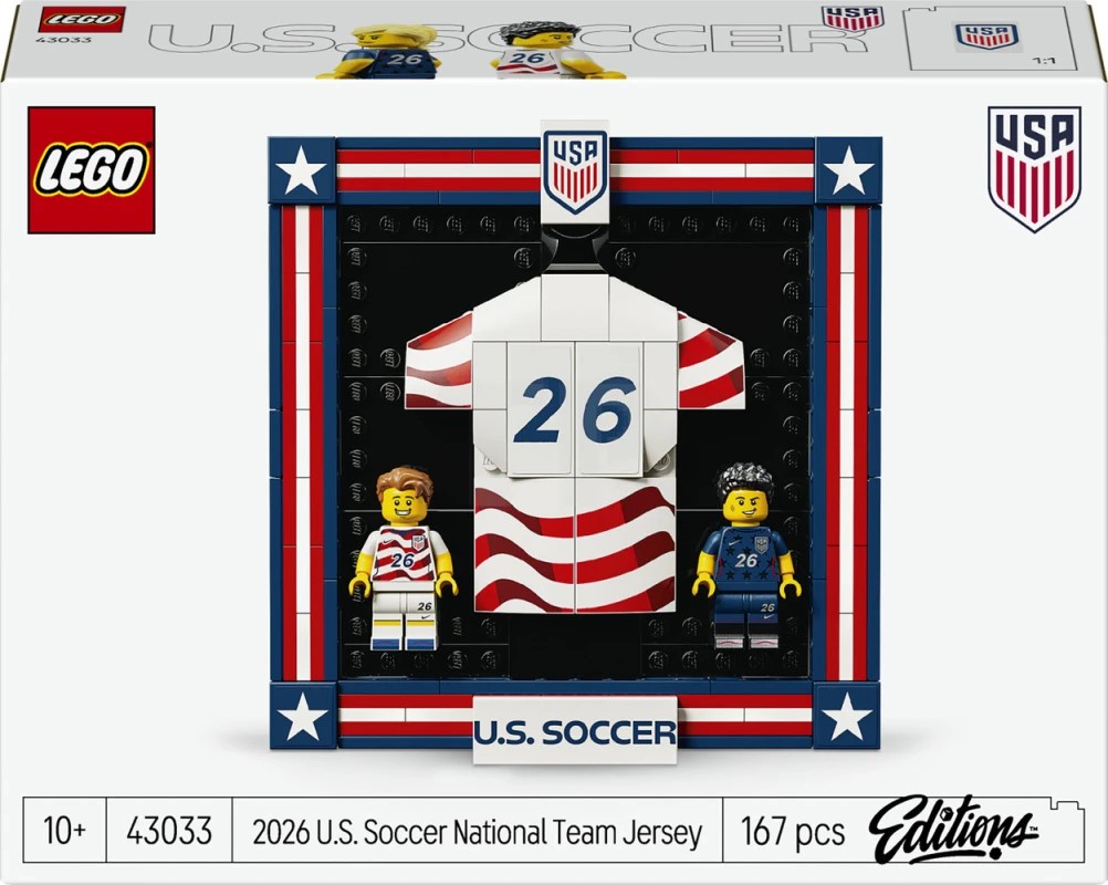 LEGO® 43033 2026 U.S. Soccer National Team Jersey