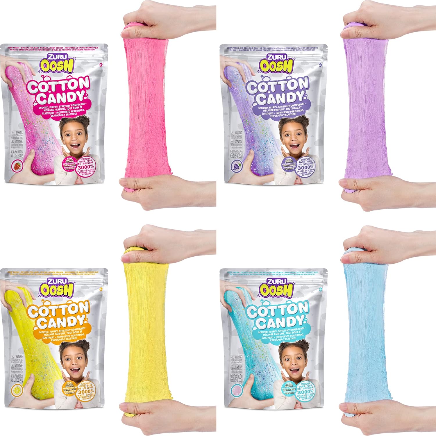 OOSH-COTTON CANDY-MEDIUM FOIL BAG