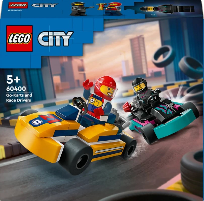 60400 Lego-City Go-Karts and Race Drivers Bricks Set