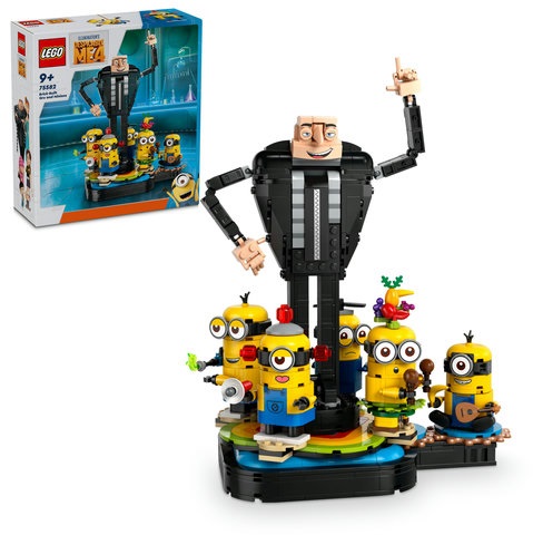 75582 Brick-Built Gru And Minions