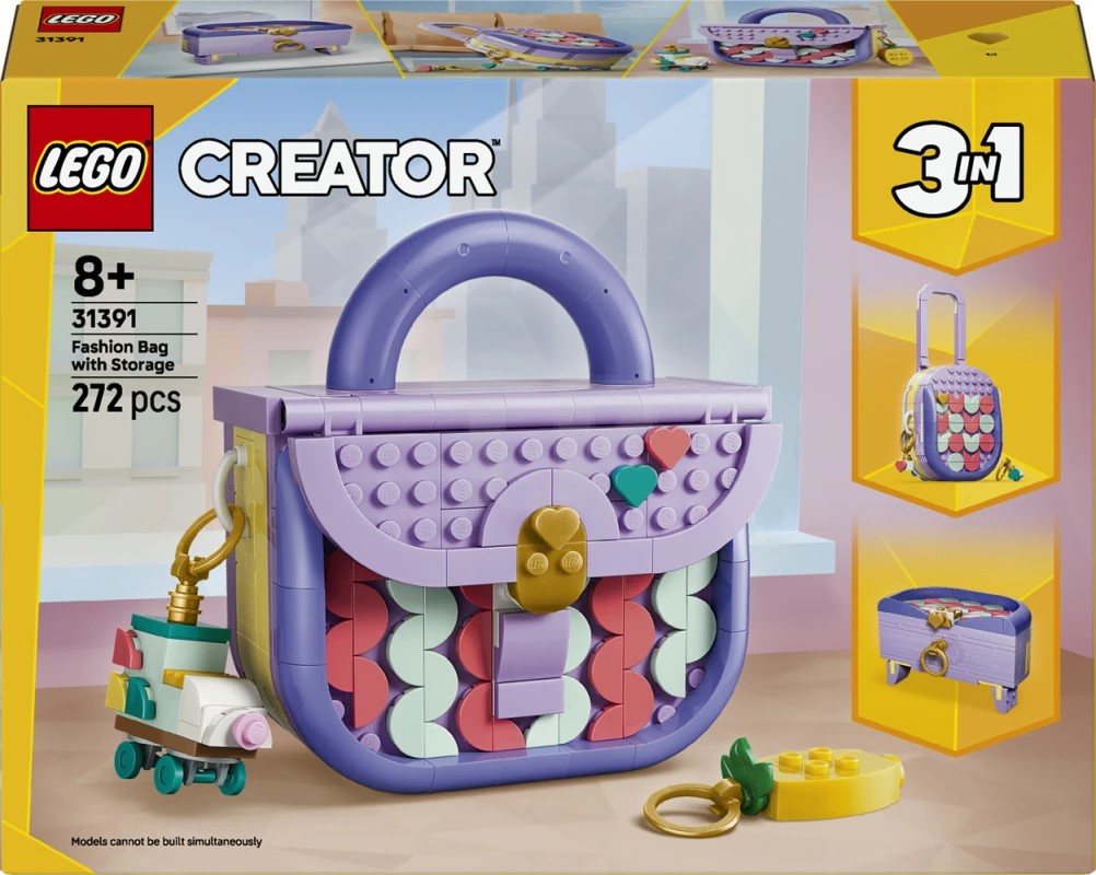 Art Fashion Bag with Storage 31391 | Creator 3-in-1