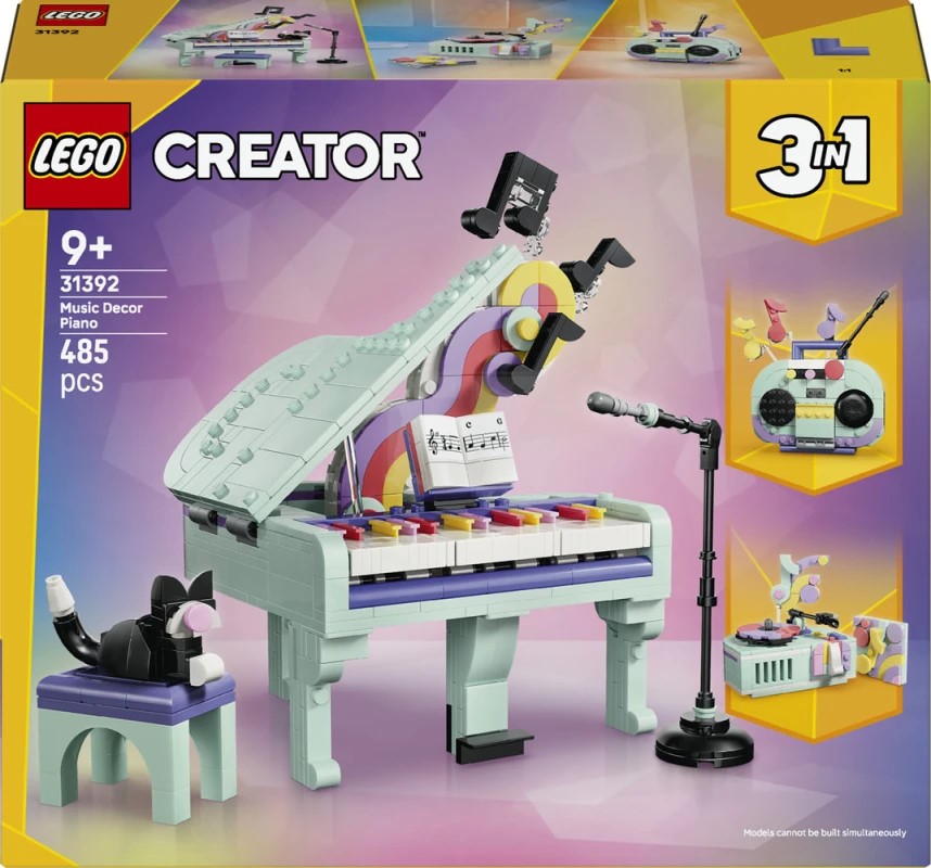 LEGO 31392 Music Decor Piano with Cat