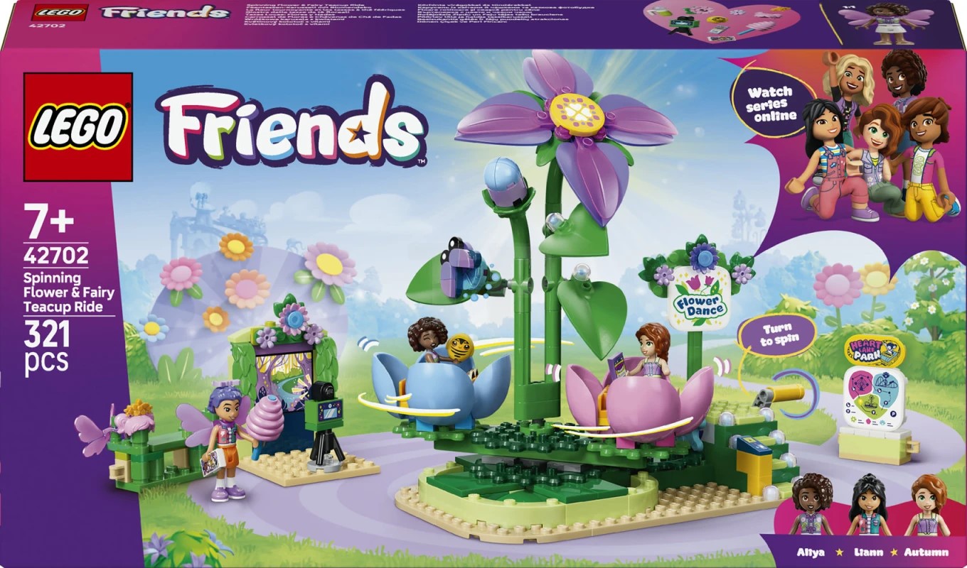 LEGO Friends Spinning Flower & Fairy Teacup Ride (42702)