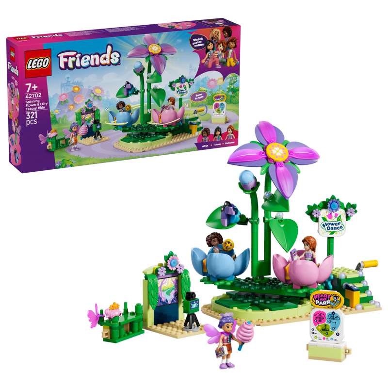 LEGO Friends Spinning Flower & Fairy Teacup Ride (42702)