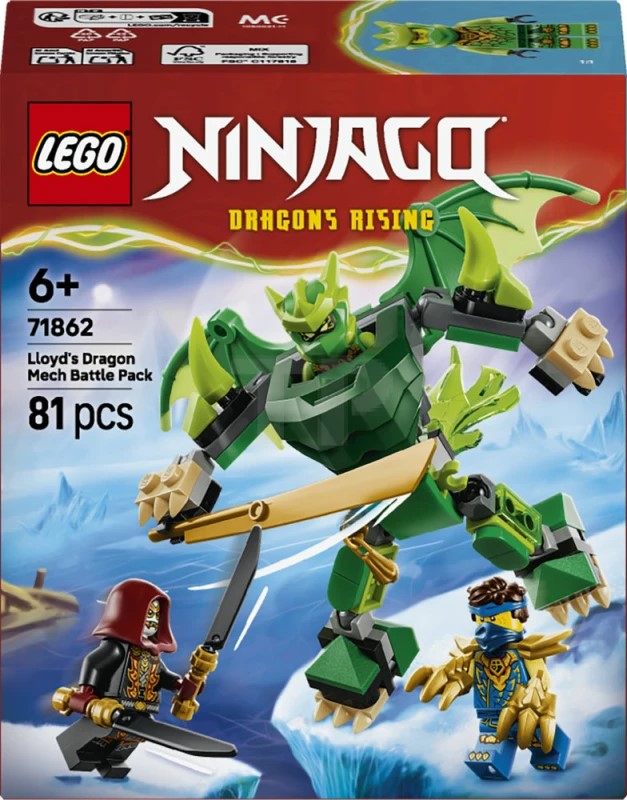 LEGO 71862 Lloyd's Dragon Mech Battle Pack
