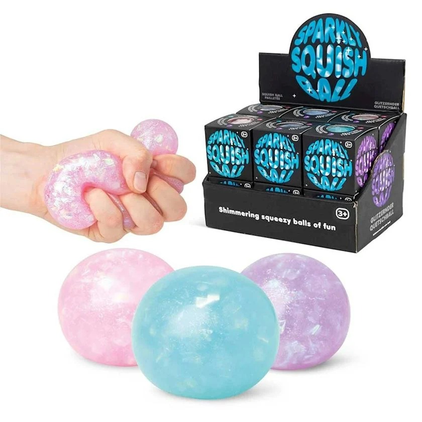Antistress oyuncaq One for Fun Sparkly Squish Ball, 6 sm, 3+ yaş, 1 əd, 
məhsul çeşiddə
