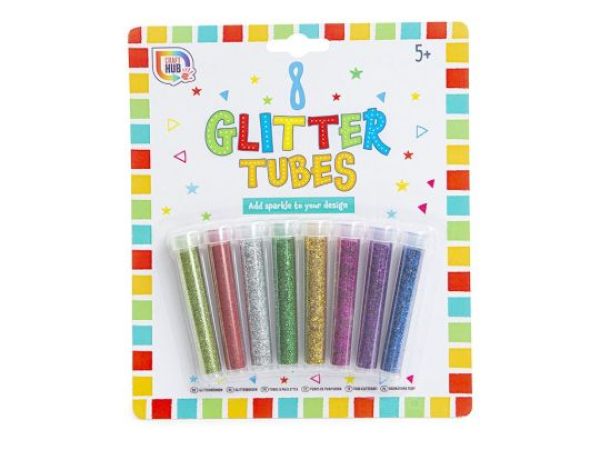 8 Glitter Tubes