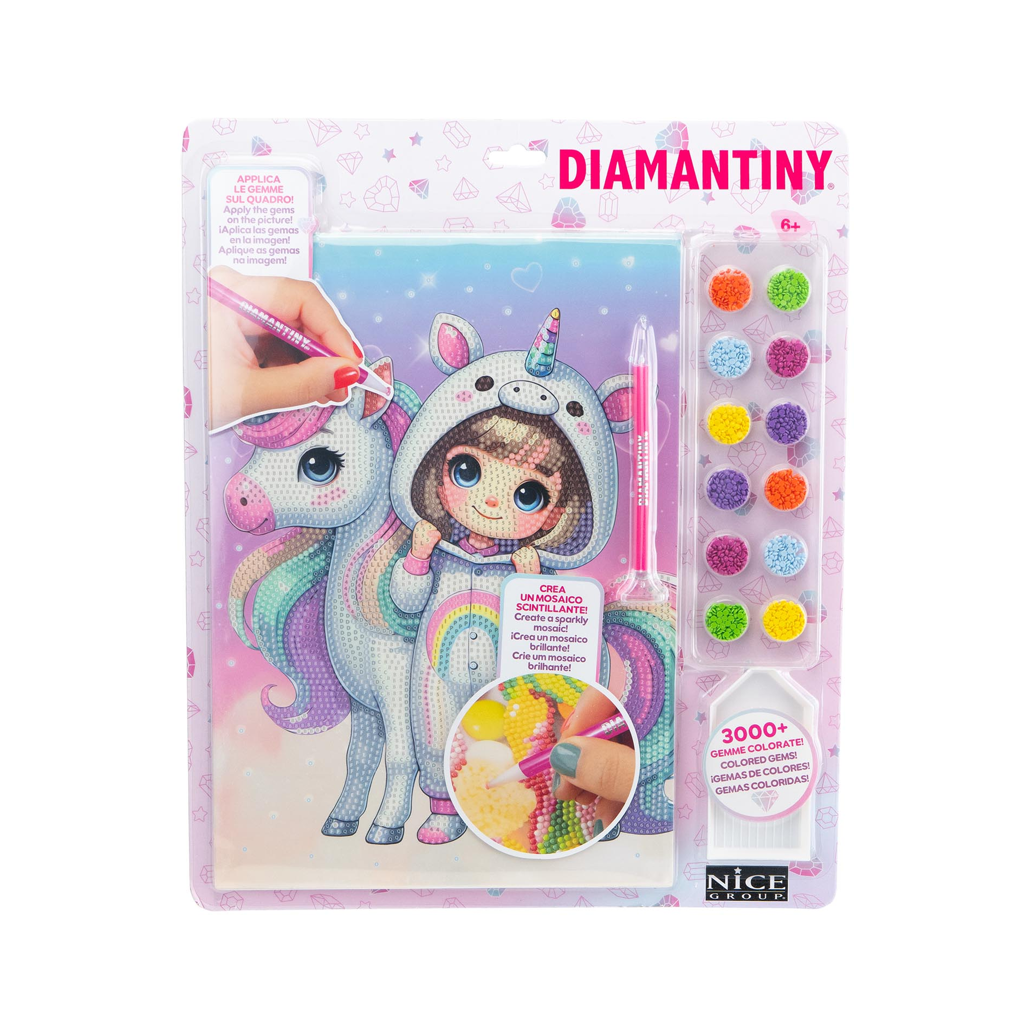 Diamantiny Kawaii Unicorn – Crystal Art Assorted