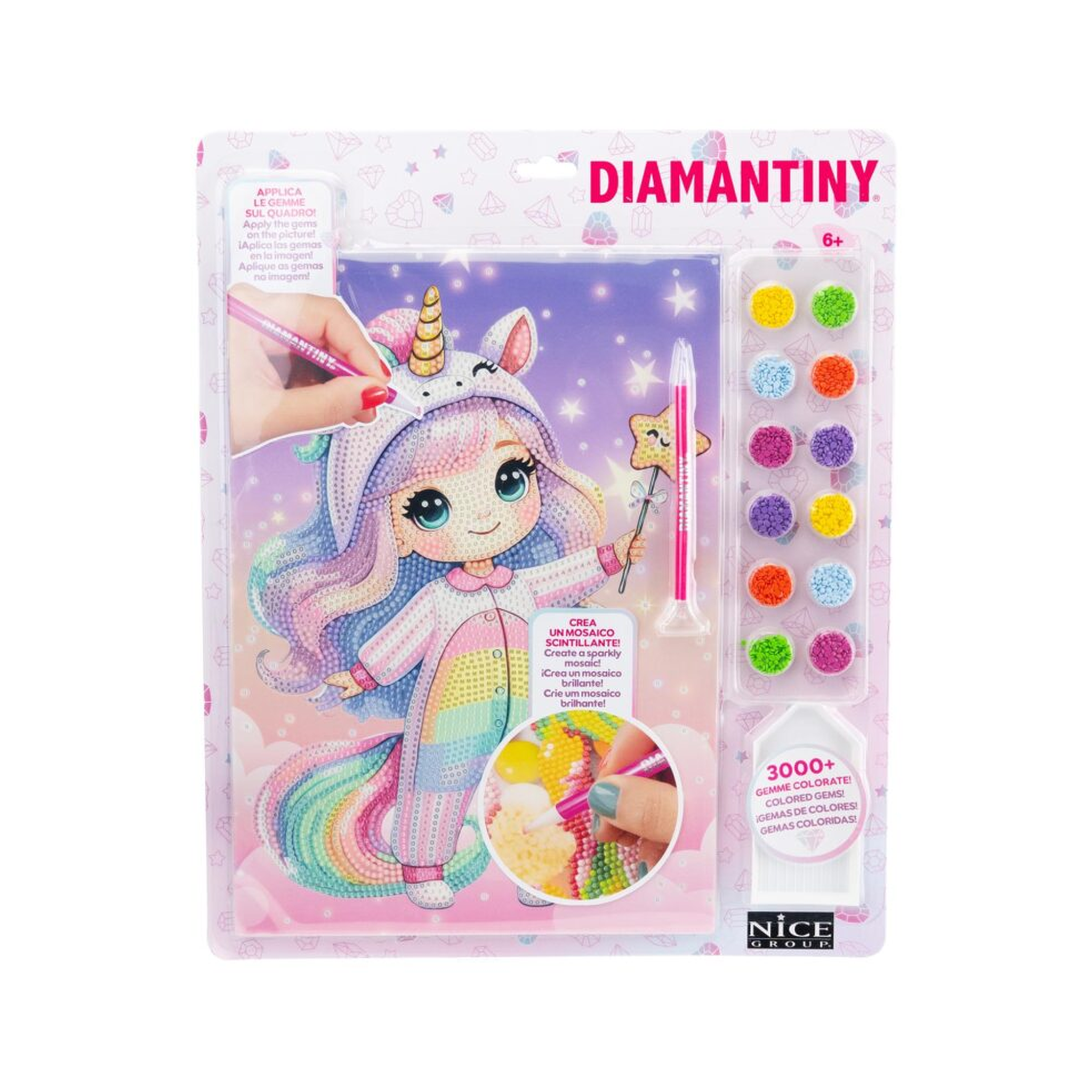 Diamantiny Kawaii Unicorn – Crystal Art Assorted