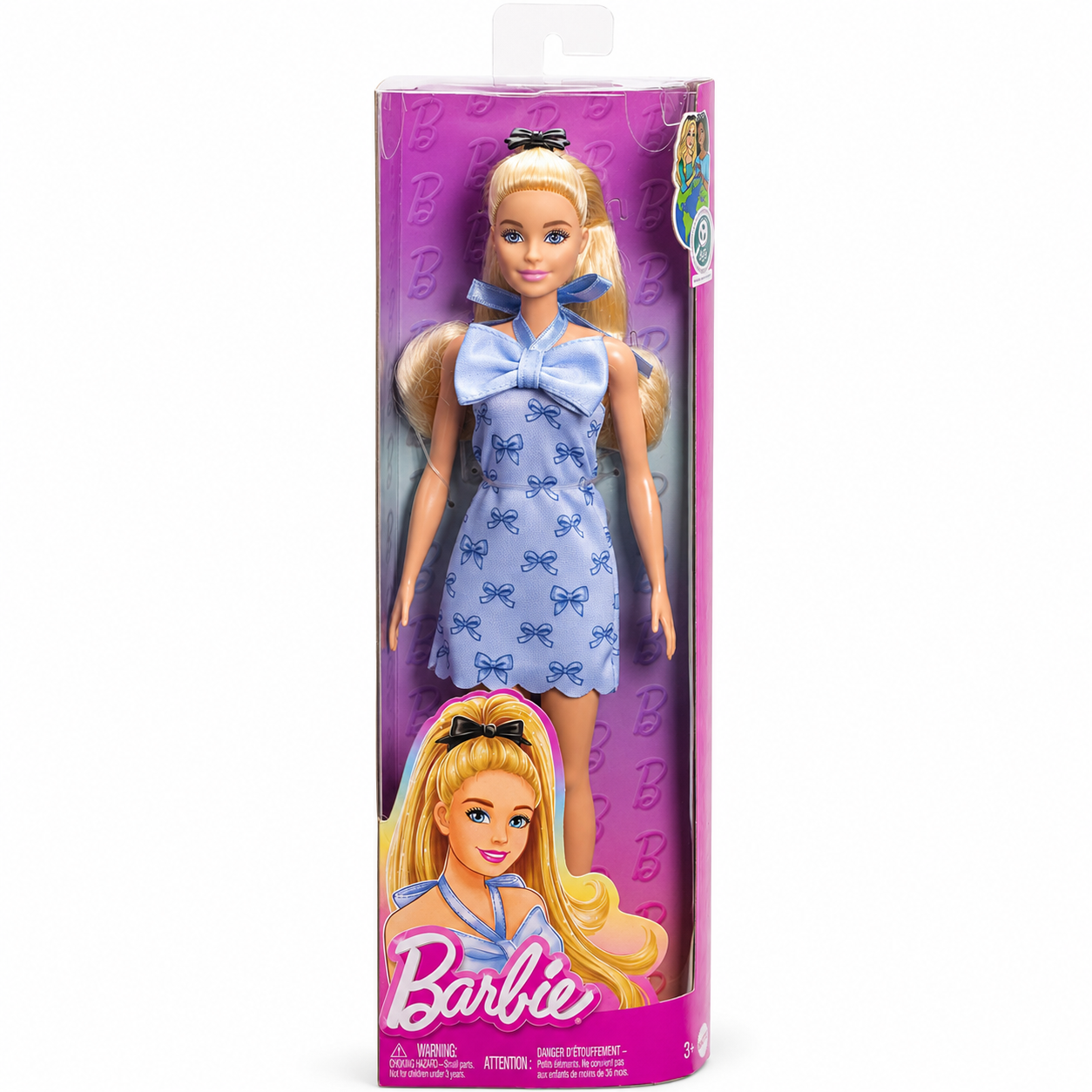 Barbie Fashionistas Doll #237 in Blue Bow Halter