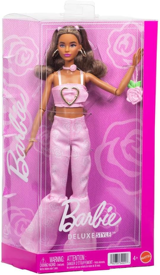 Barbie “Deluxe Style” Kuklası – Barbiecore-da Çəhrayı Dəst (JJN72)