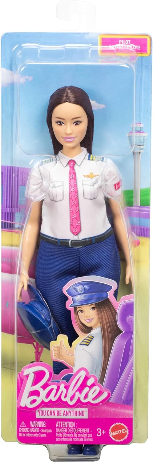 Barbie Karyera Pilot Kuklası və Aksesuarları