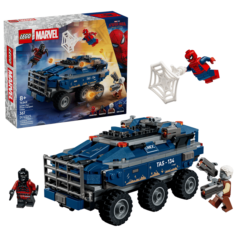 Spider-Man Prison Transport Chase 76349