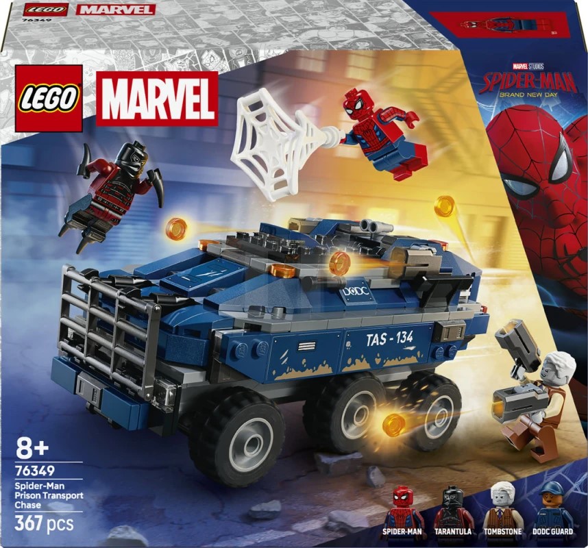 Spider-Man Prison Transport Chase 76349