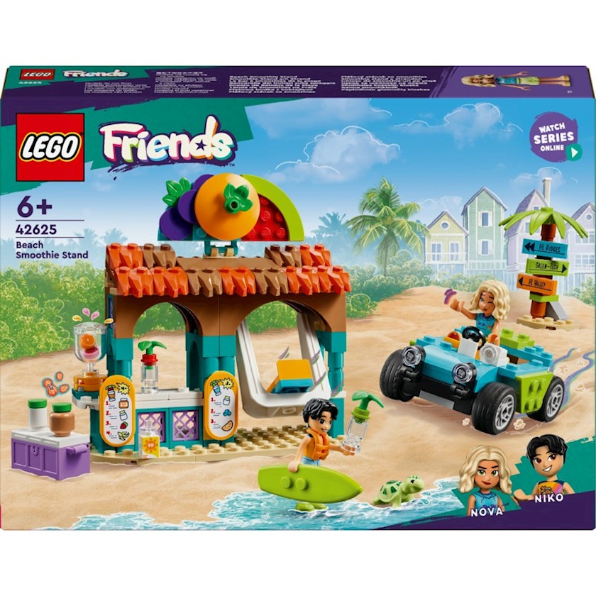 Konstruktor LEGO Beach Smoothie Stand V29 42625, 6+ yaş, 205 hissə
