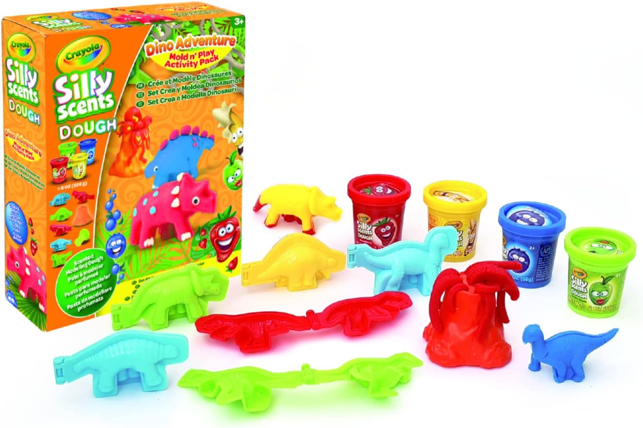 Silly Scents Dough - Assorted Mini Set (Unicorn-Dino-Sea-Jungle)