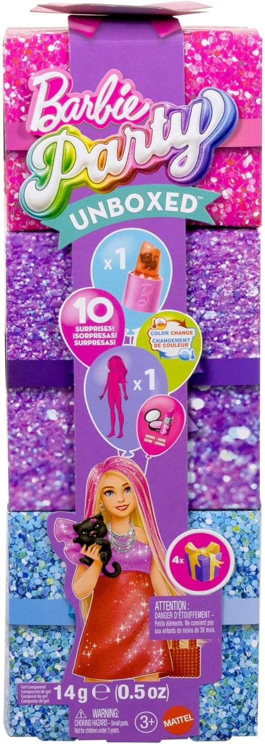 Barbie Party Unboxed Doll & Accessories