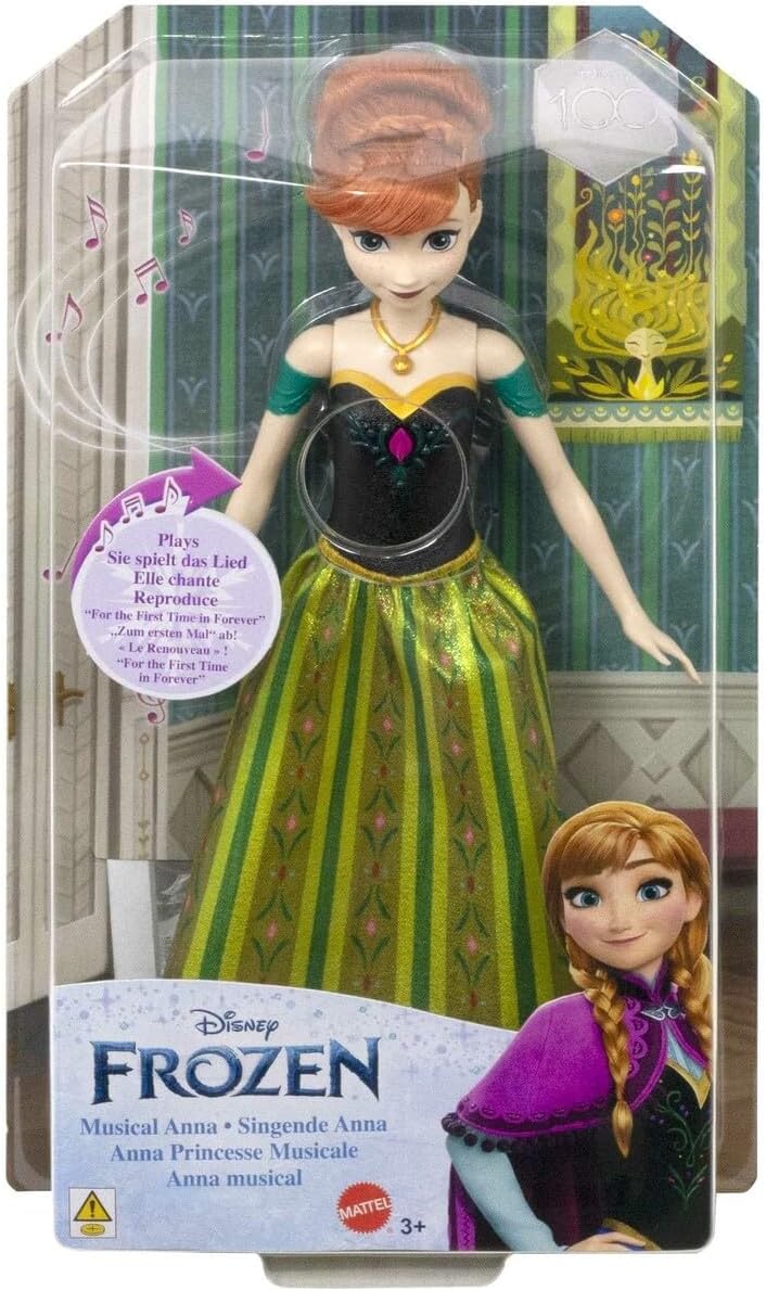 Mattel Disney Frozen Mahnı Oxuyan Anna Prinsessa Kuklası