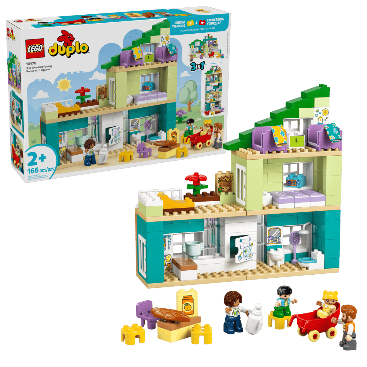 LEGO DUPLO Town 3 in 1 Modern Family House (10470)