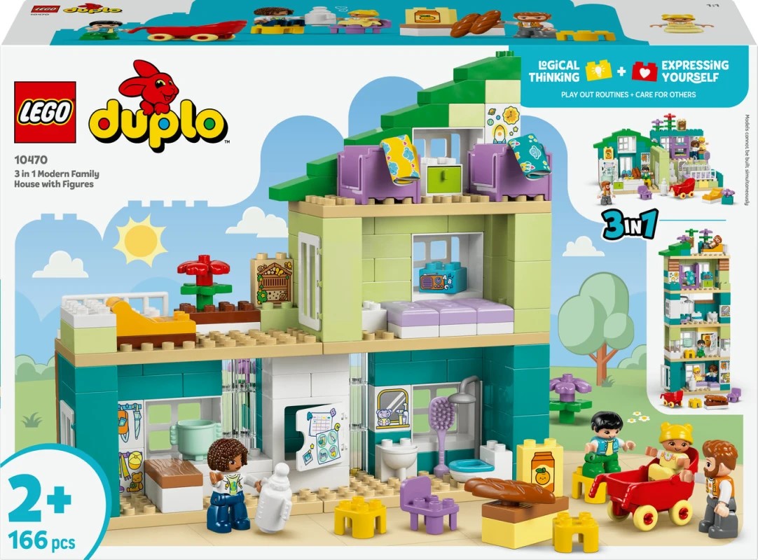 LEGO DUPLO Town 3 in 1 Modern Family House (10470)