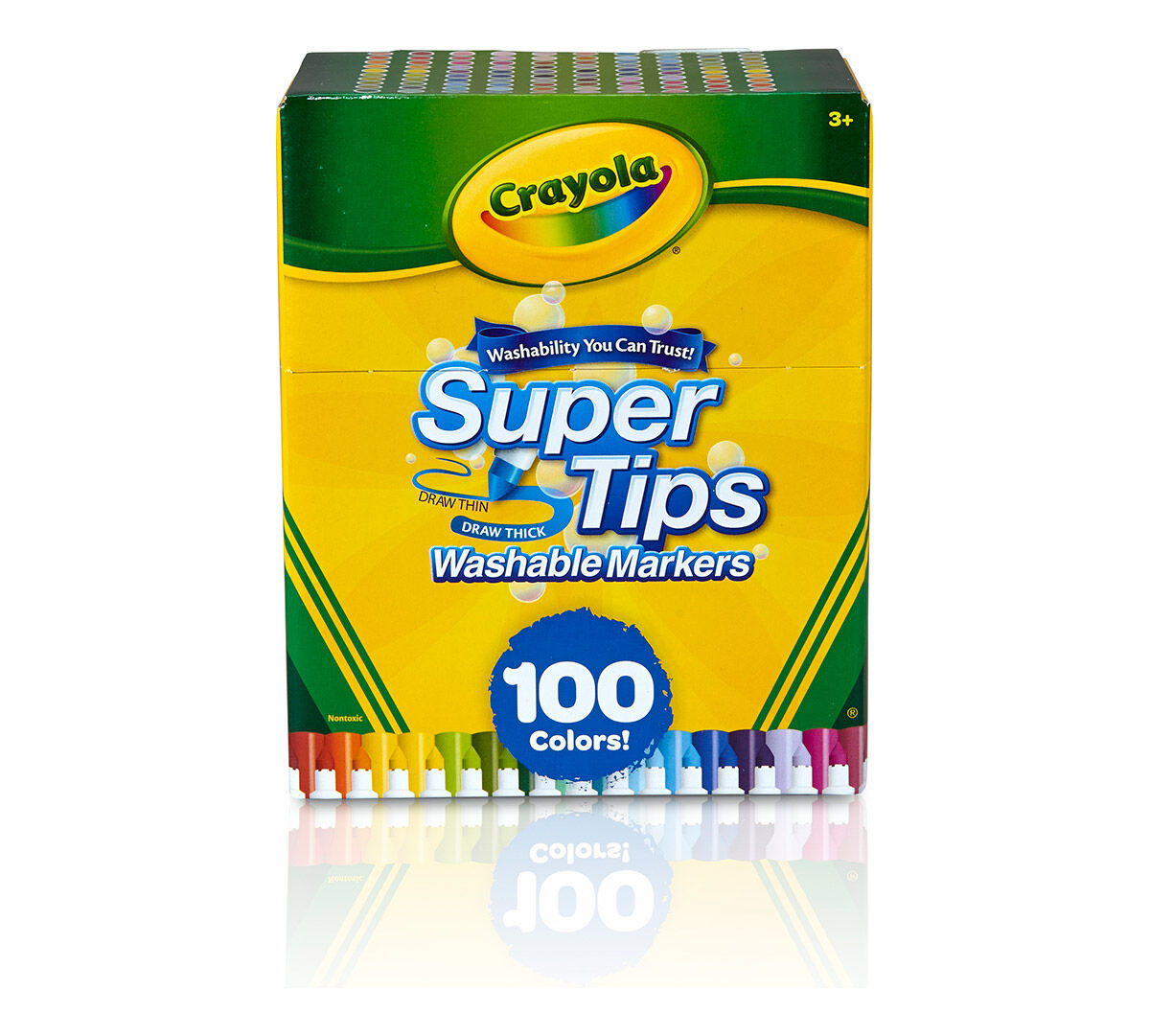 100 Washable Supertips Markers