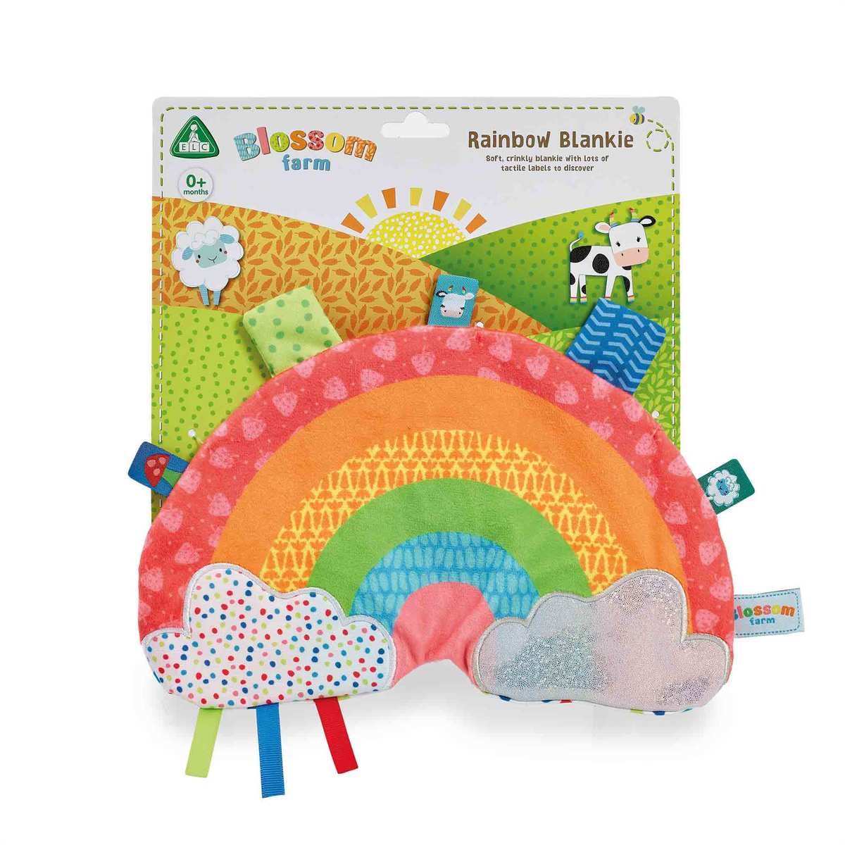 Elc Bf Rainbow Blankie