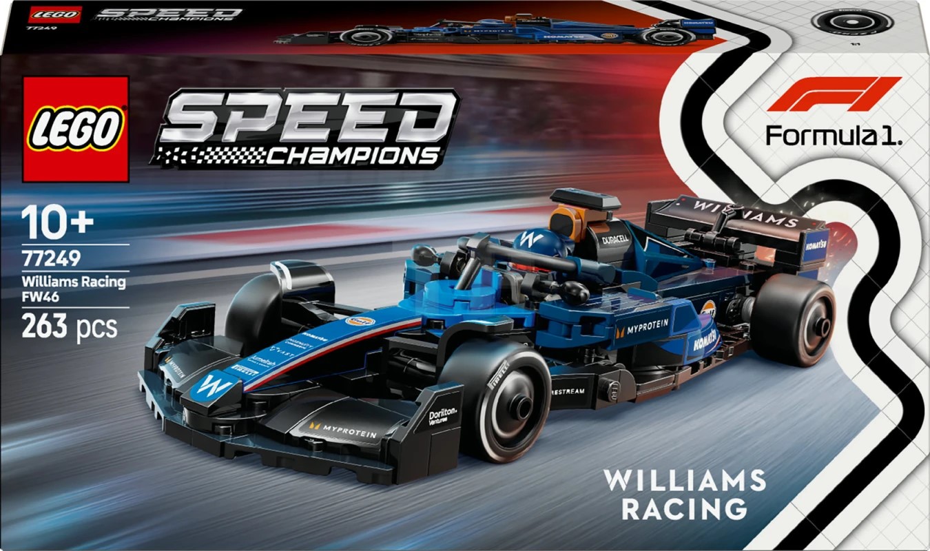 Konstruktor LEGO Speed Champions Williams Racing FW46 F1 Race Car 77249, 
10 yaş+, 263 hissə - 77249