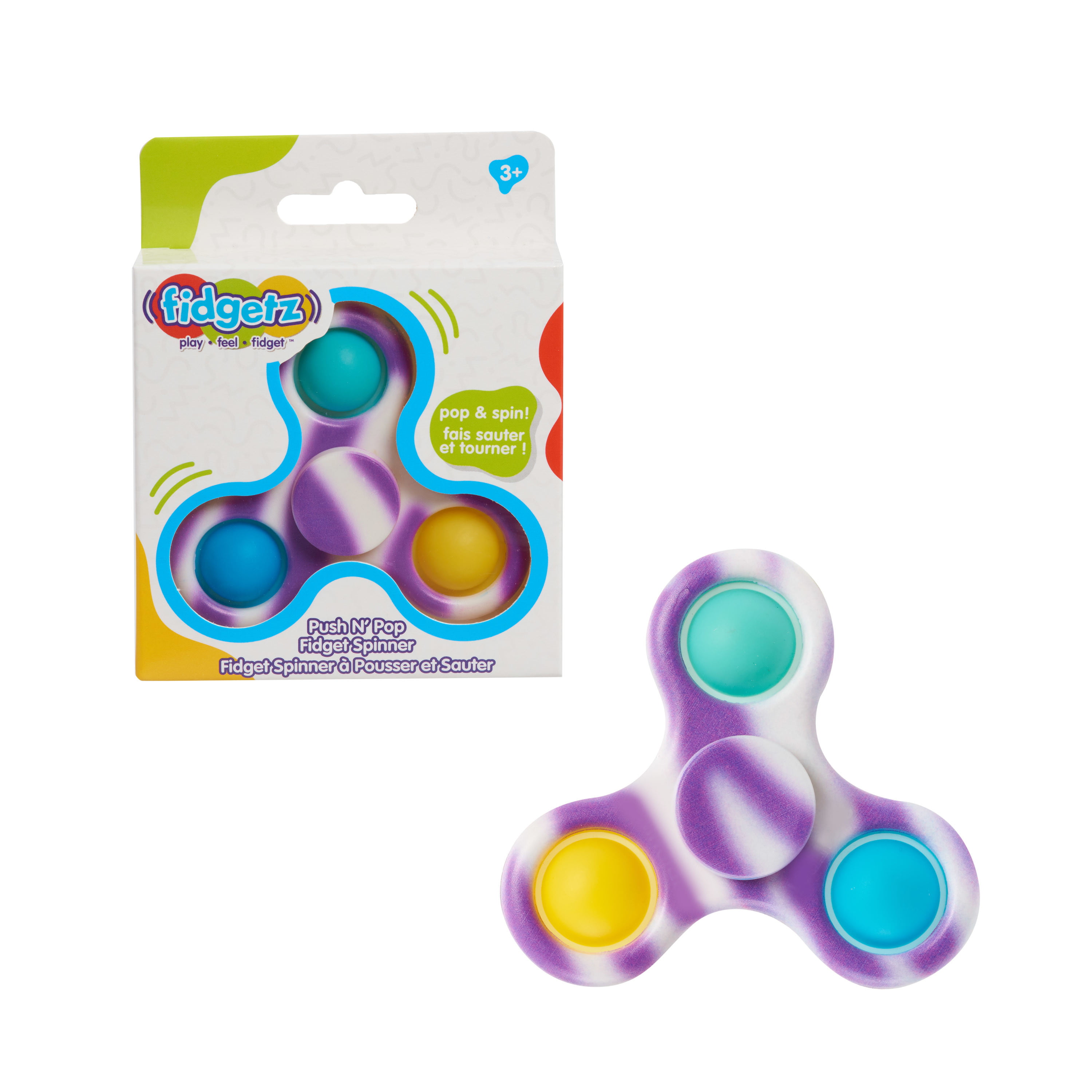 Fidget Pop Spinnerz-Start 5Pk (Inc Spinner)-Cdu 12